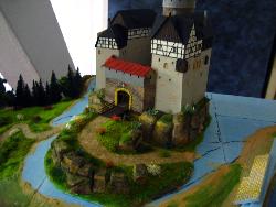 die Grundplattform der Burg