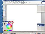 Foto 3 von Paint.net - das Farbenfenster ist jetzt geöffnet - hier musst Du jetzt auf den Button Mehr klicken.